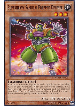 Superheavy Samurai Prepped Defense - BOSH-EN009 - Common Unlimited