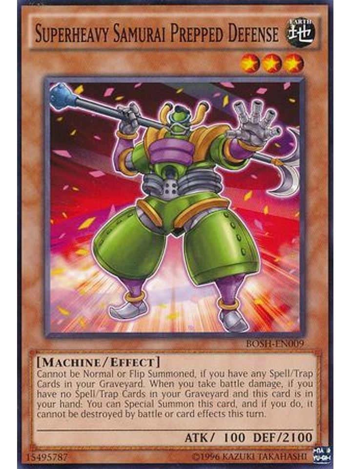 Superheavy Samurai Prepped Defense - BOSH-EN009 - Common Unlimited 1