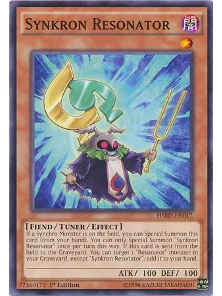 Synkron Resonator - HSRD-EN017 - Common 1st Edition 1