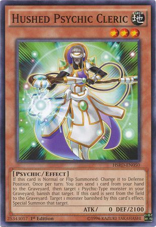 Hushed Psychic Cleric - HSRD-EN050 - Common 1st Edition