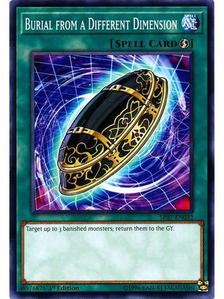 Burial from a Different Dimension - SR07-EN032 - Common 1st Edition 1