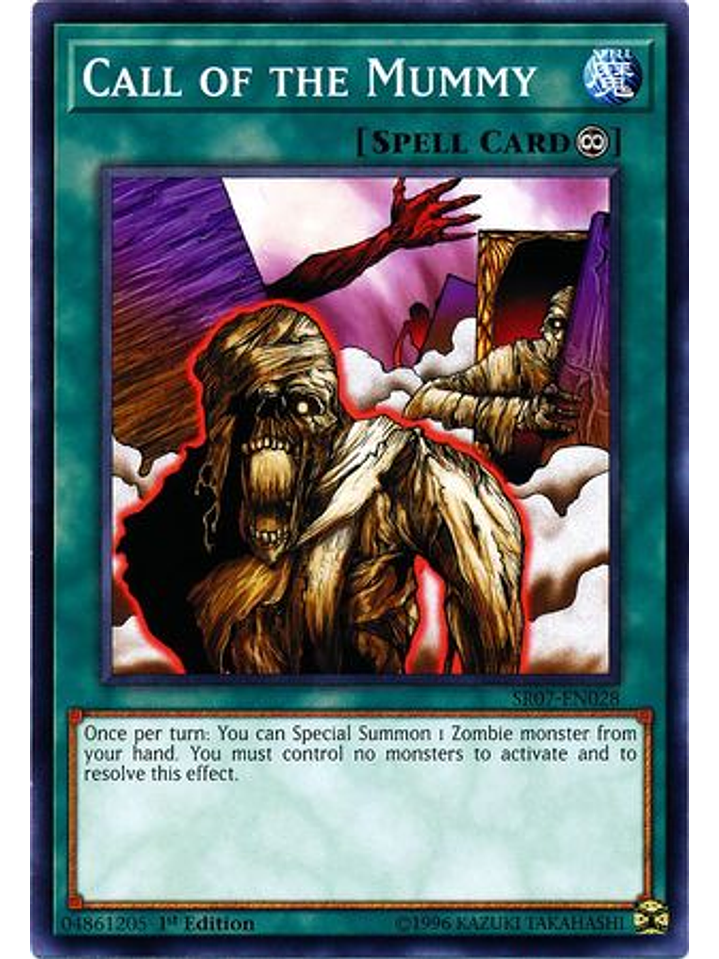 Call of the Mummy - SR07-EN028 - Common 1st Edition 1
