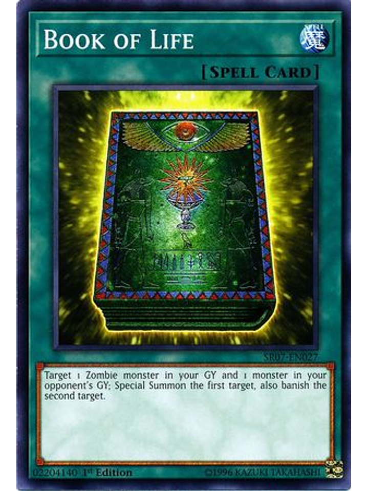 Book of Life - SR07-EN027 - Common 1st Edition 1