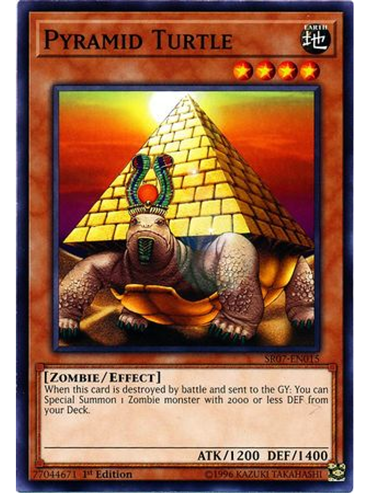 Pyramid Turtle - SR07-EN015 - Common 1st Edition 1