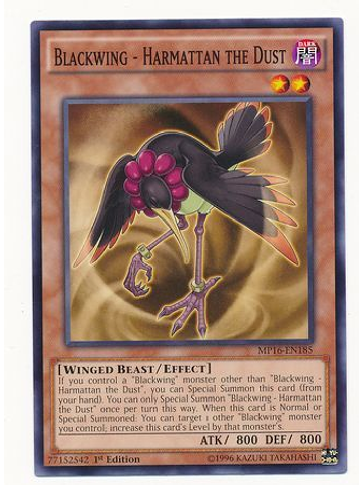 Blackwing - Harmattan the Dust - MP16-EN185 - Common 1st Edition 1