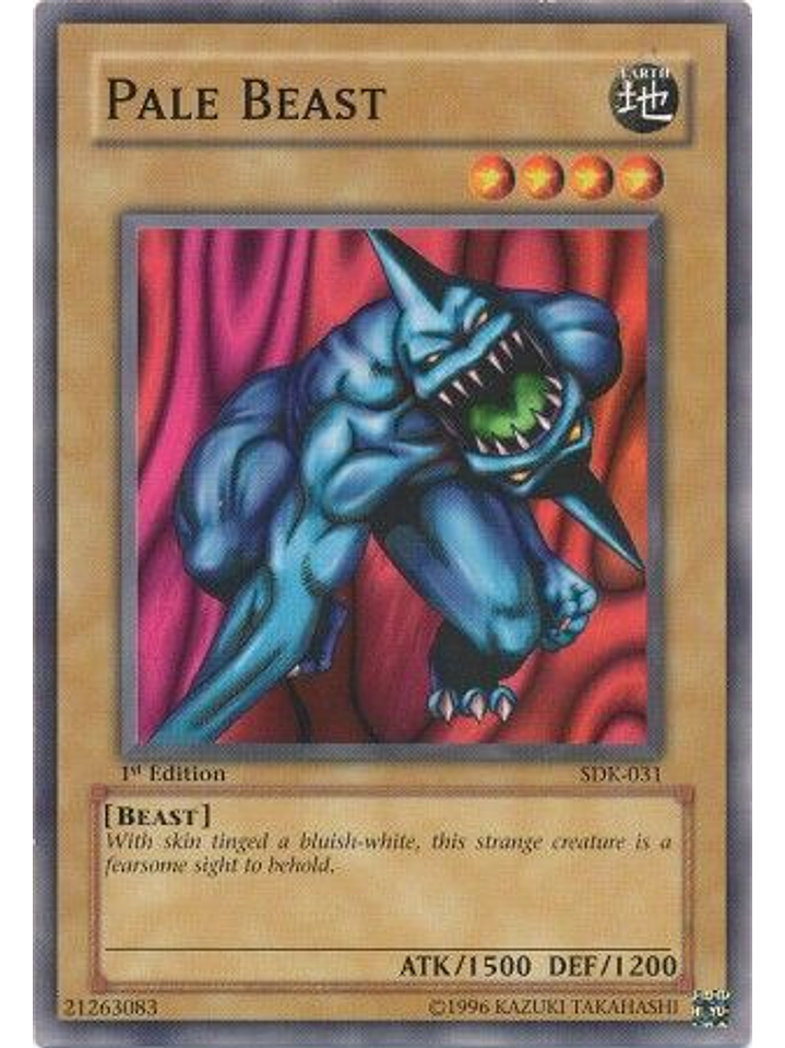 Pale Beast - SDK-031 - Common 1st Edition 1