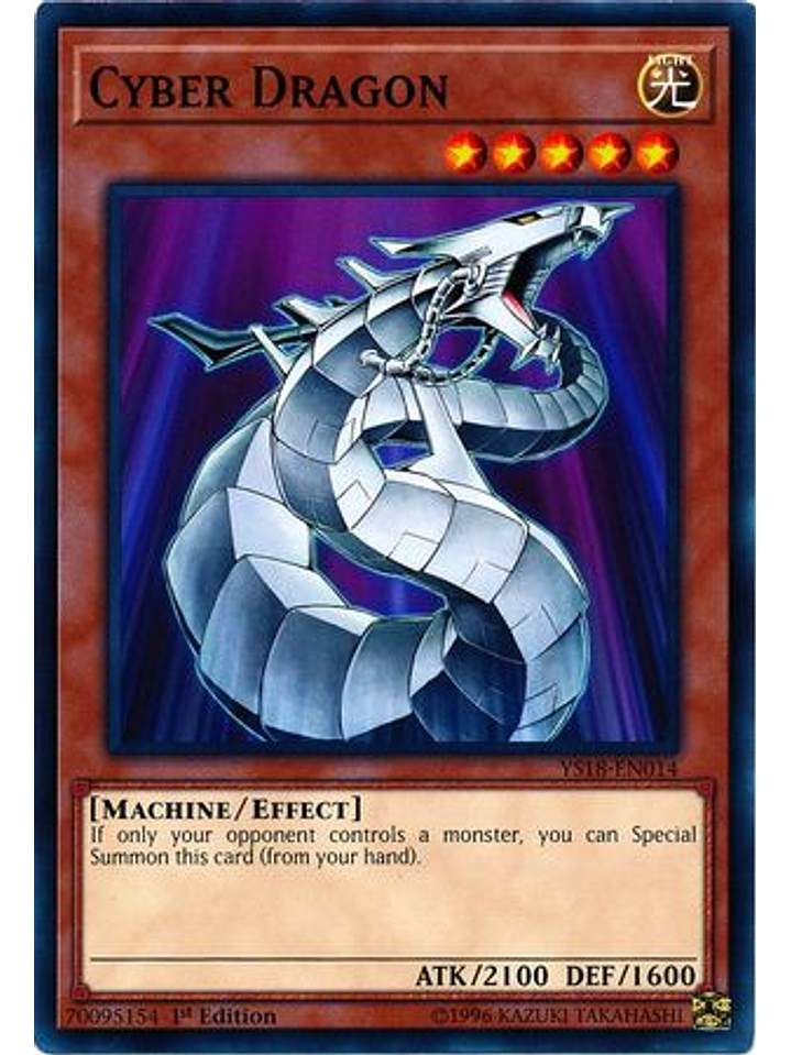 Cyber Dragon - YS18-EN014 - Common 1st Edition 1