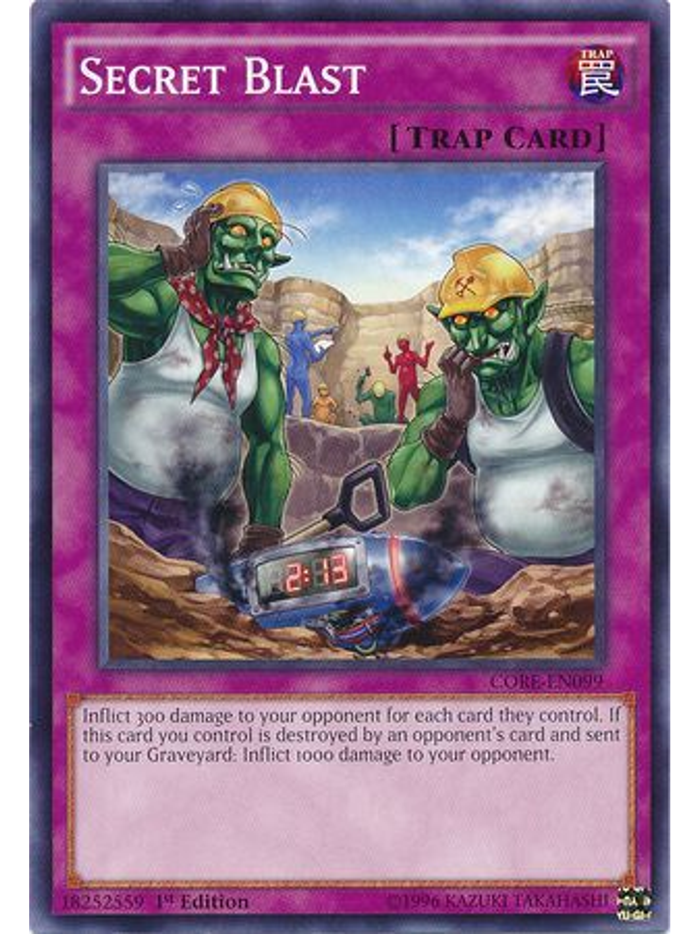 Secret Blast - CORE-EN099 - Common 1st Edition 1