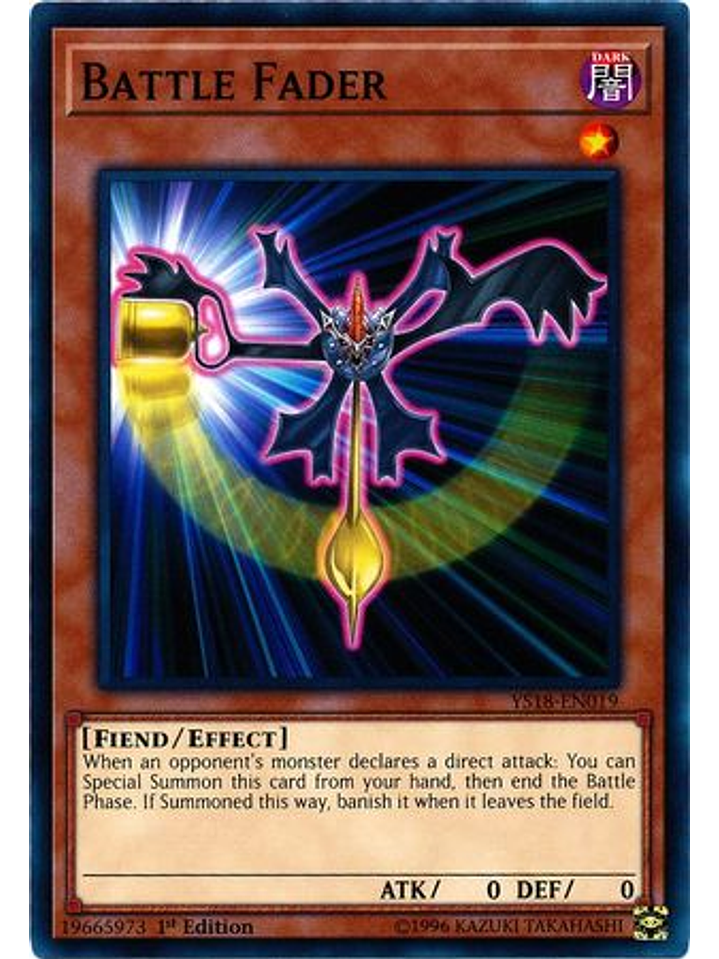 Battle Fader - YS18-EN019 - Common 1st Edition 1
