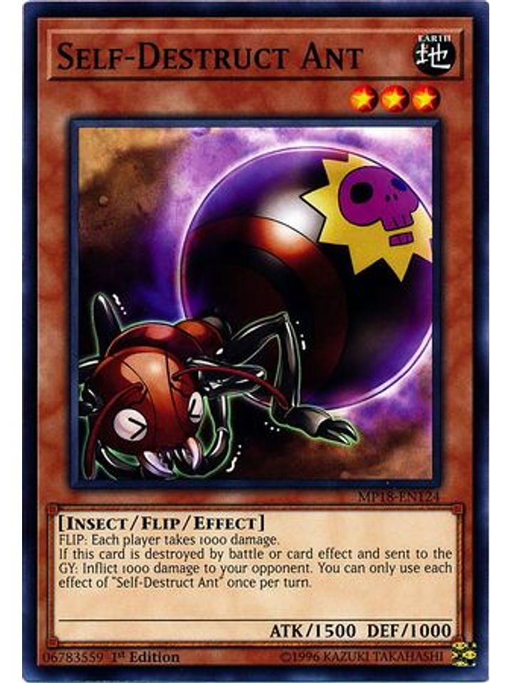 Self-Destruct Ant - MP18-EN124 - Common 1st Edition 1