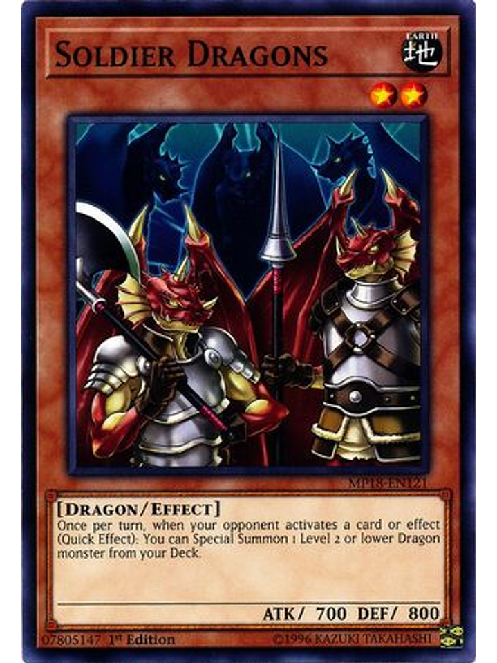 Soldier Dragons - MP18-EN121 - Common 1st Edition 1