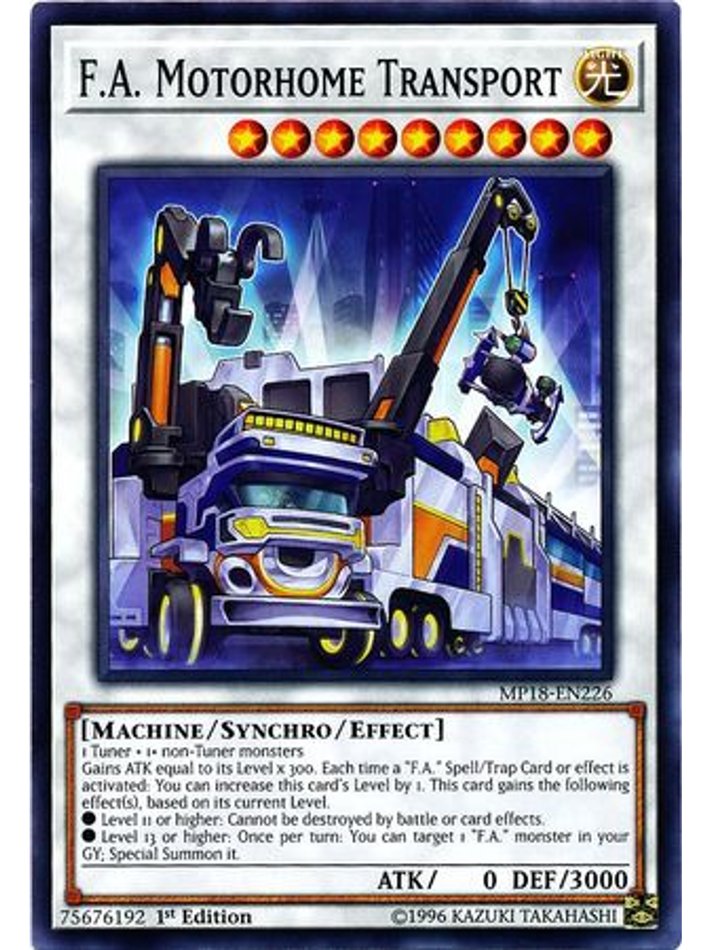 F.A. Motorhome Transport - MP18-EN226 - Common 1st Edition 1