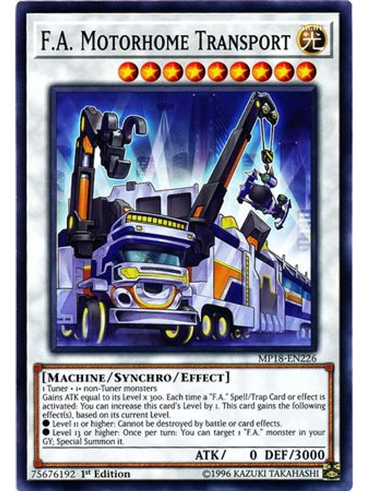 F.A. Motorhome Transport - MP18-EN226 - Common 1st Edition 1