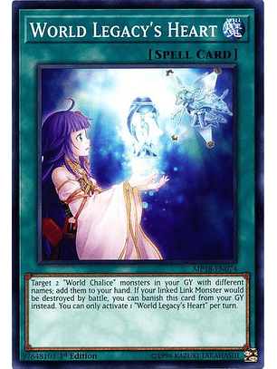 World Legacy's Heart - MP18-EN074 - Common 1st Edition