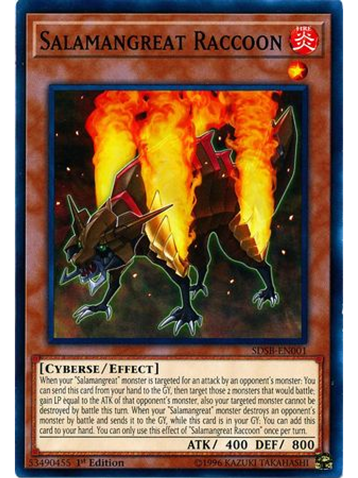 Salamangreat Raccoon - SDSB-EN001 - Common 1st Edition 1