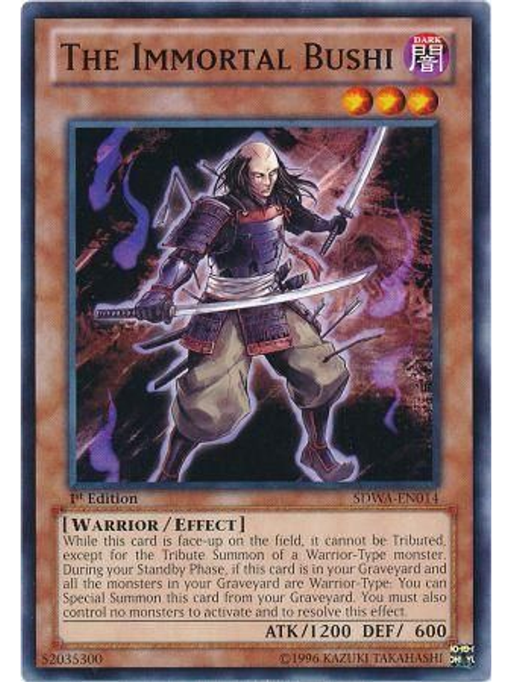 The Immortal Bushi - SDWA-EN014 - Common 1st Edition 1