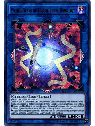 World Gears of Theurlogical Demiurgy - DANE-EN048 - Ultra Rare Unlimited