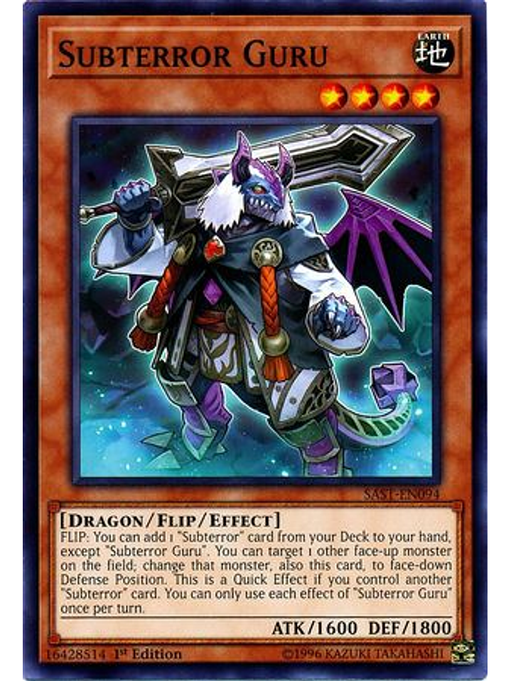 Subterror Guru - SAST-EN094 - Common 1st Edition 1
