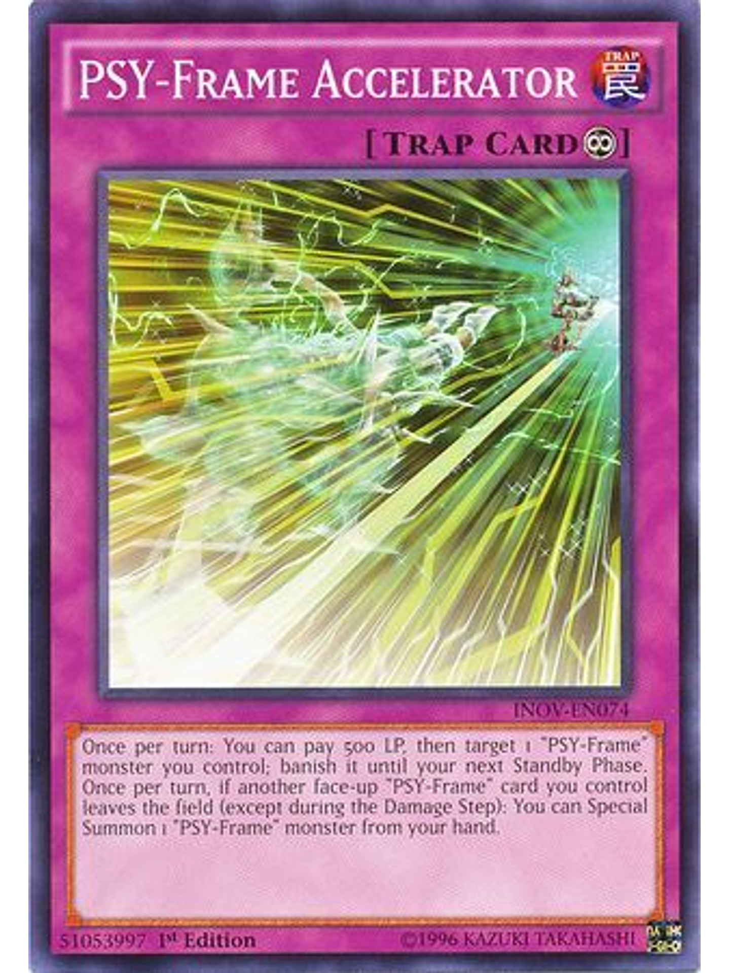 Psy-frame Accelerator - inov-en074 - Common 1st Edition 1