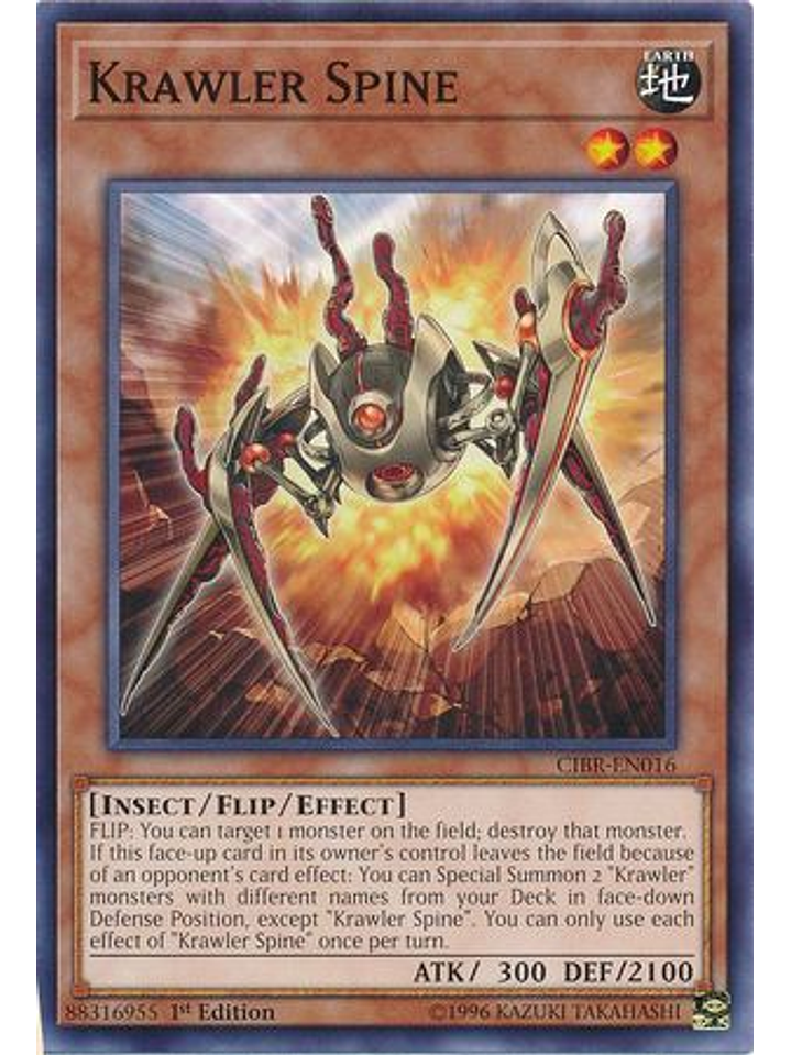 Krawler Spine - CIBR-EN016 - Common 1st Edition 1