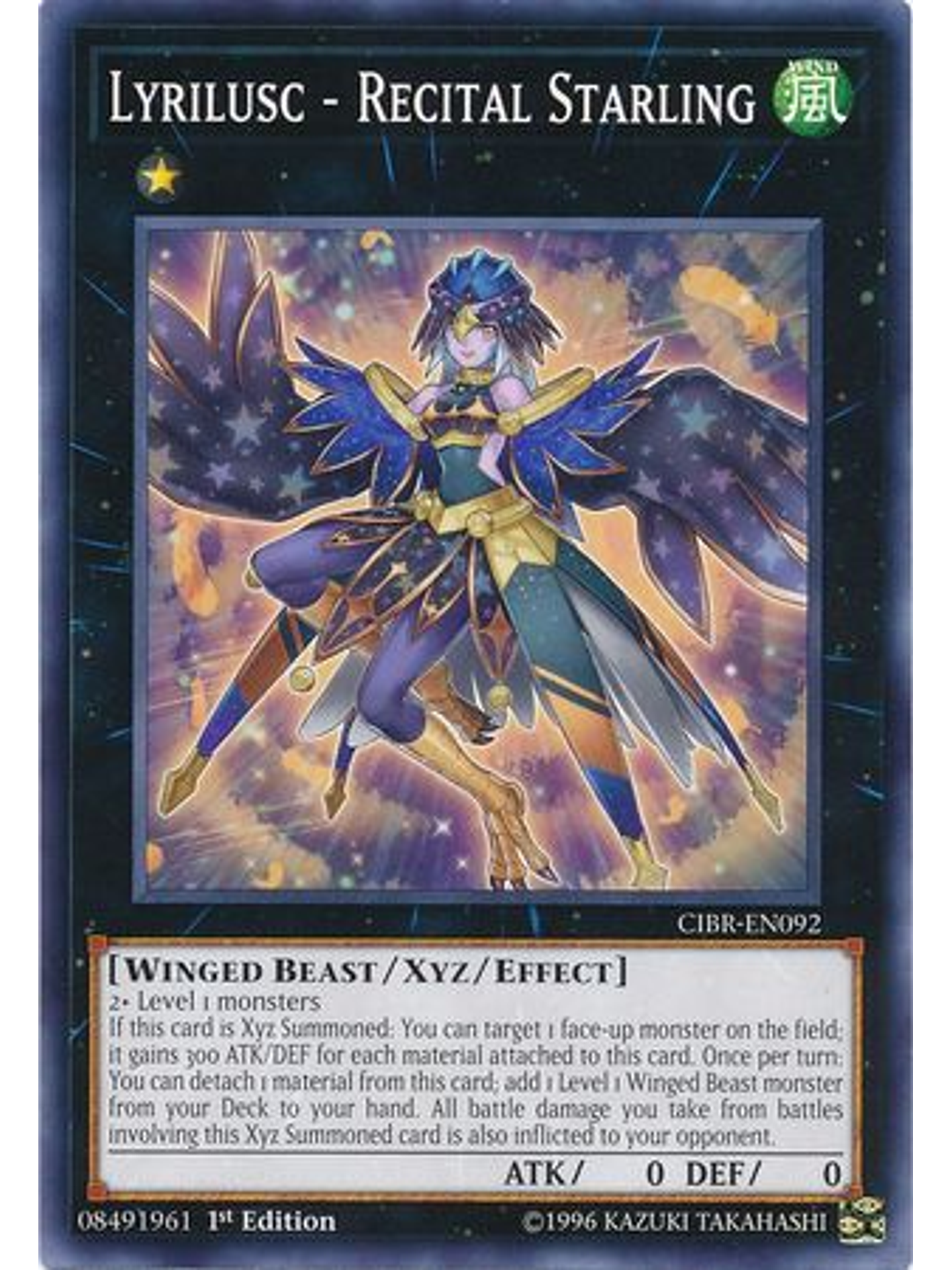 Lyrilusc - Recital Starling - CIBR-EN092 - Common 1st Edition 1