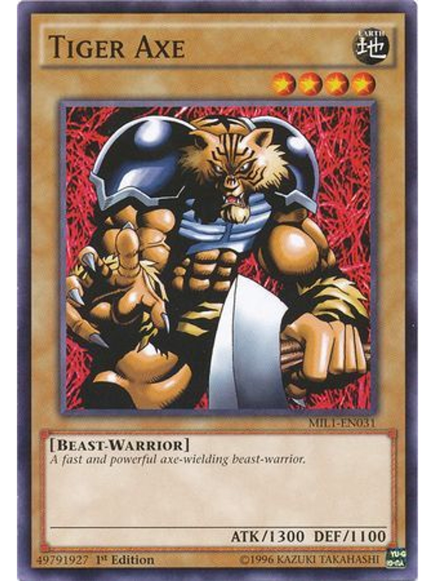 Tiger Axe - MIL1-EN031 - Common 1st Edition 1