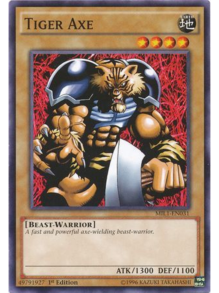 Tiger Axe - MIL1-EN031 - Common 1st Edition 1
