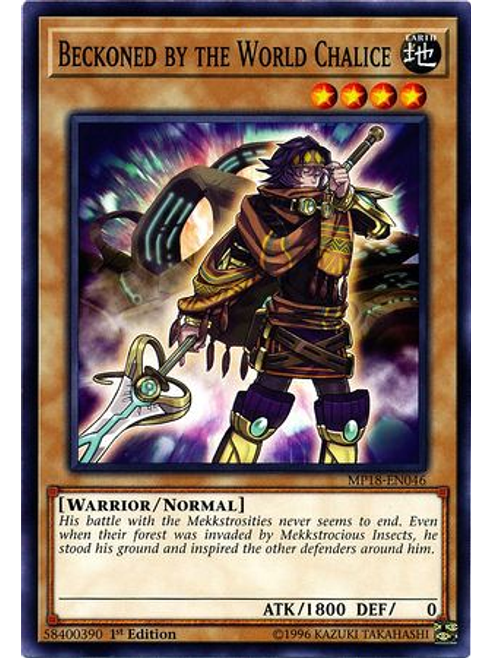 Beckoned by the World Chalice - MP18-EN046 - Common 1st Edition 1