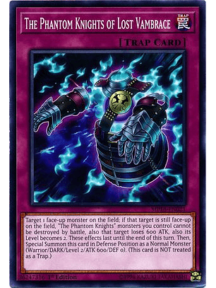 The Phantom Knights of Lost Vambrace - MP18-EN021 - Common 1st Edition