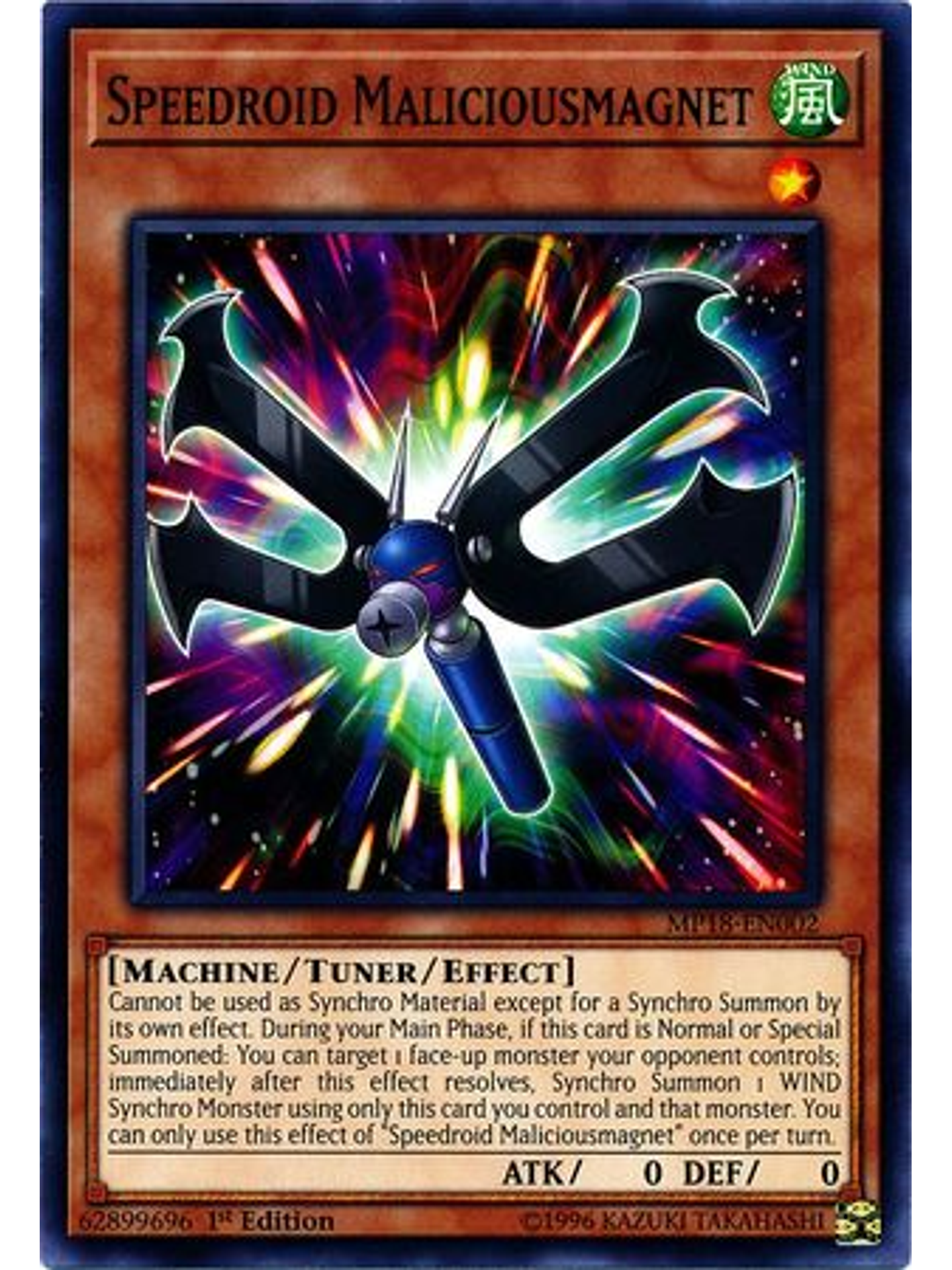 Speedroid Maliciousmagnet - MP18-EN002 - Common 1st Edition 1