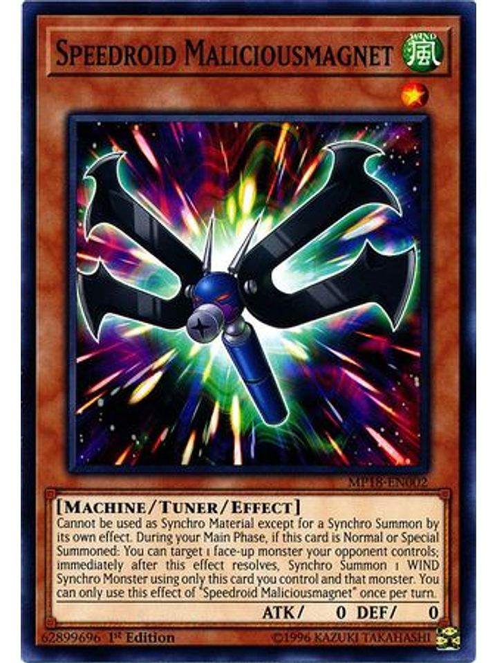 Speedroid Maliciousmagnet - MP18-EN002 - Common 1st Edition 1