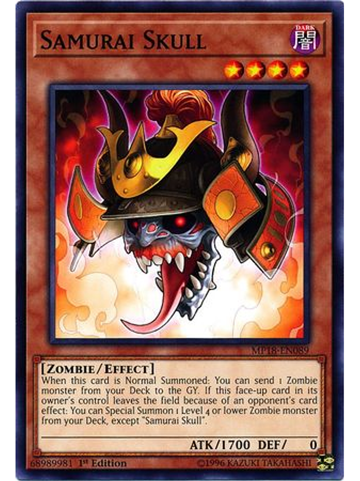 Samurai Skull - MP18-EN089 - Common 1st Edition 1