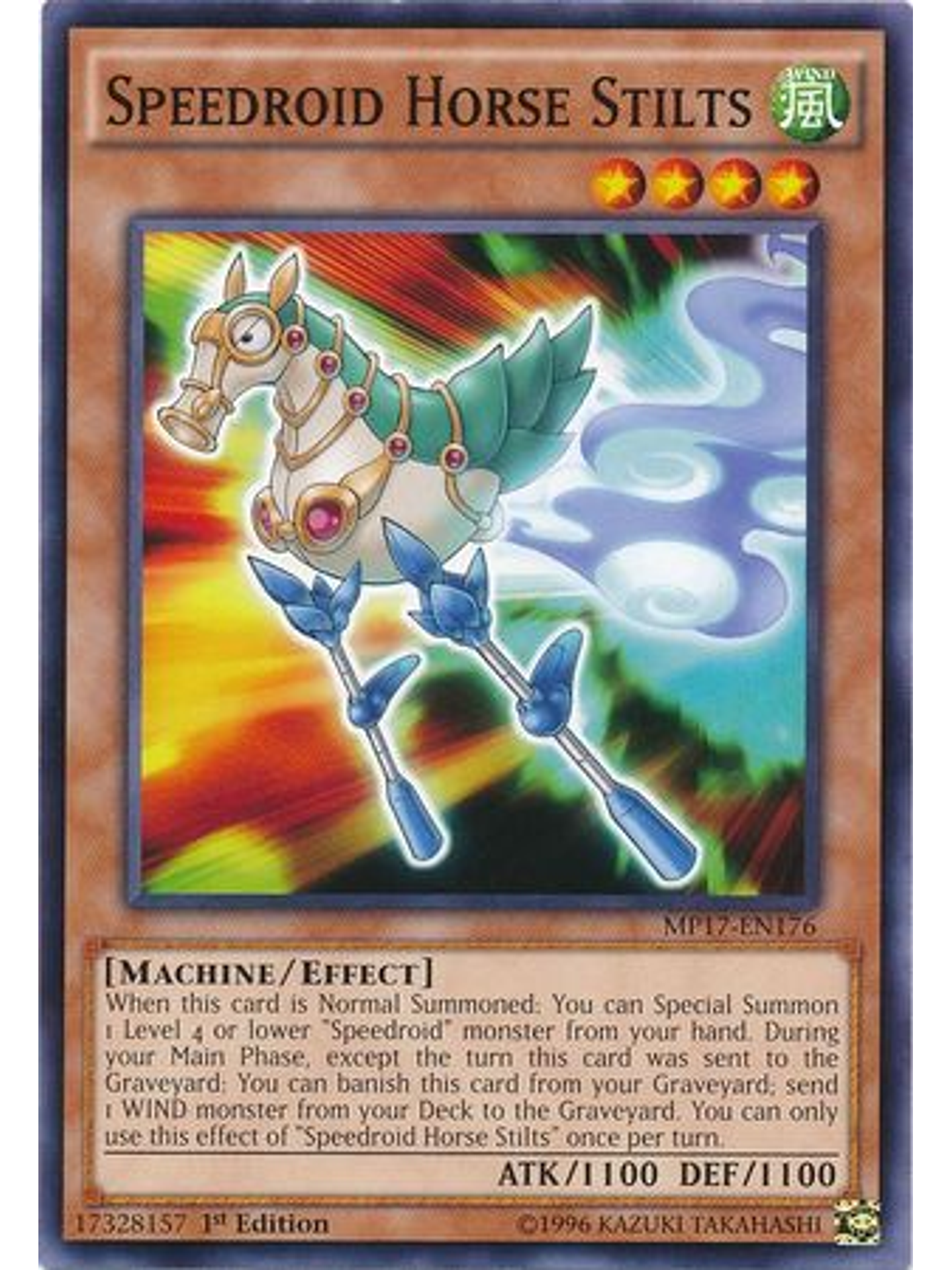 Speedroid Horse Stilts - MP17-EN176 - Common 1st Edition 1