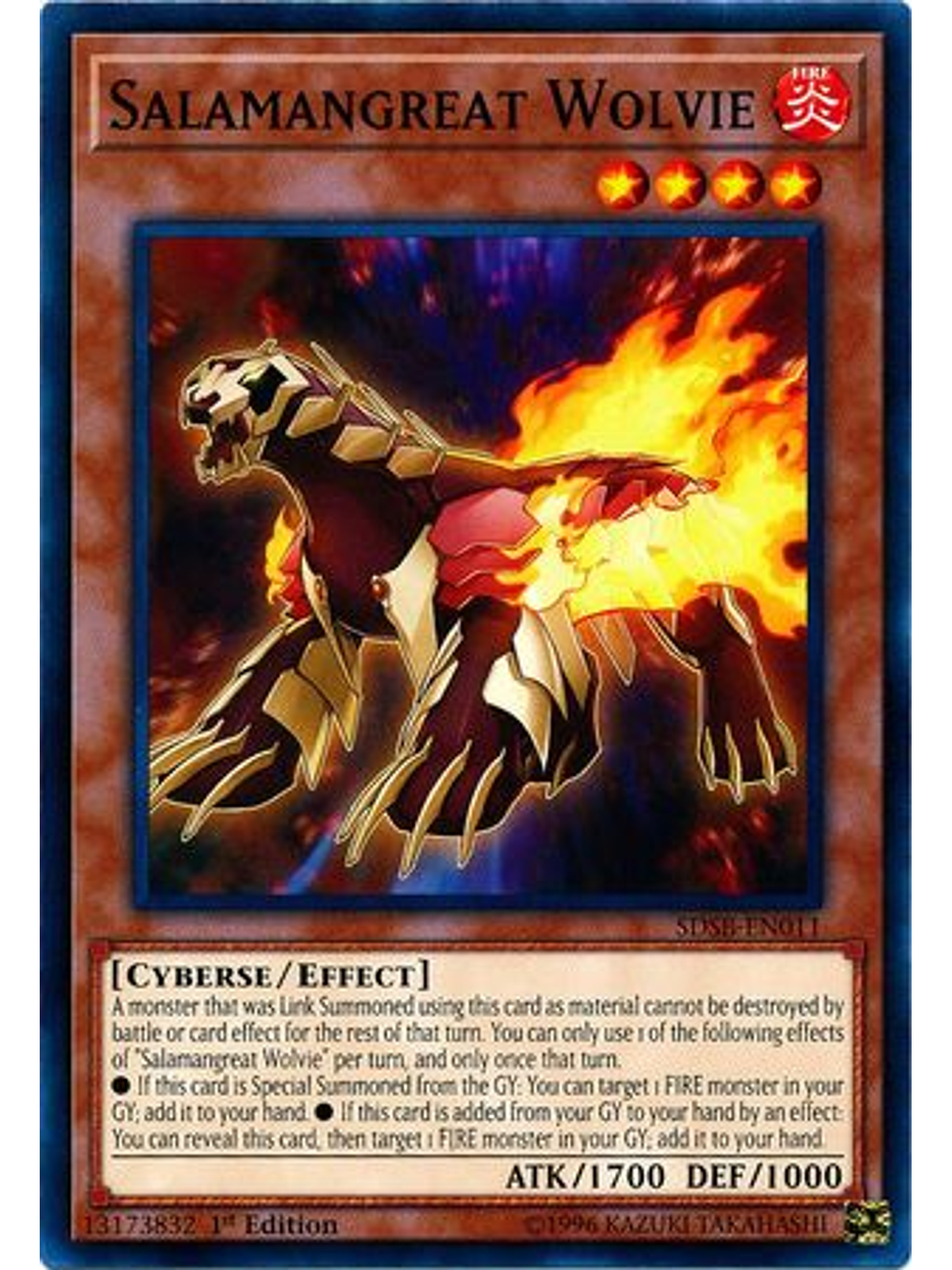 Salamangreat Wolvie - SDSB-EN011 - Common 1st Edition 1