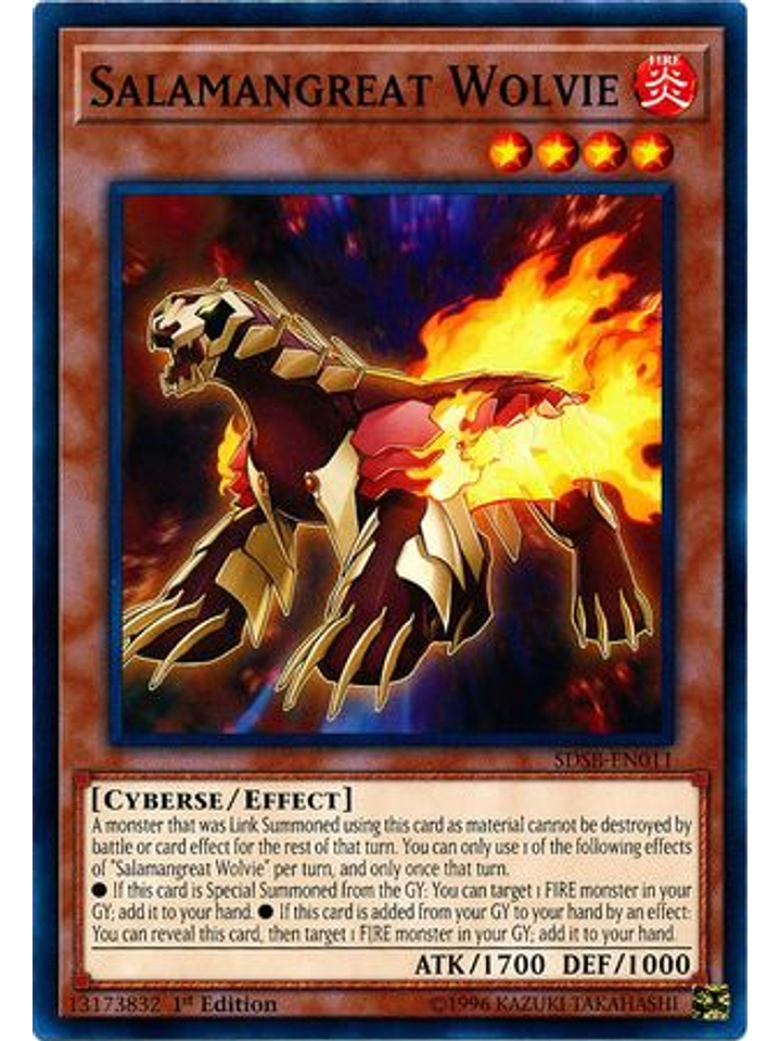 Salamangreat Wolvie - SDSB-EN011 - Common 1st Edition 1