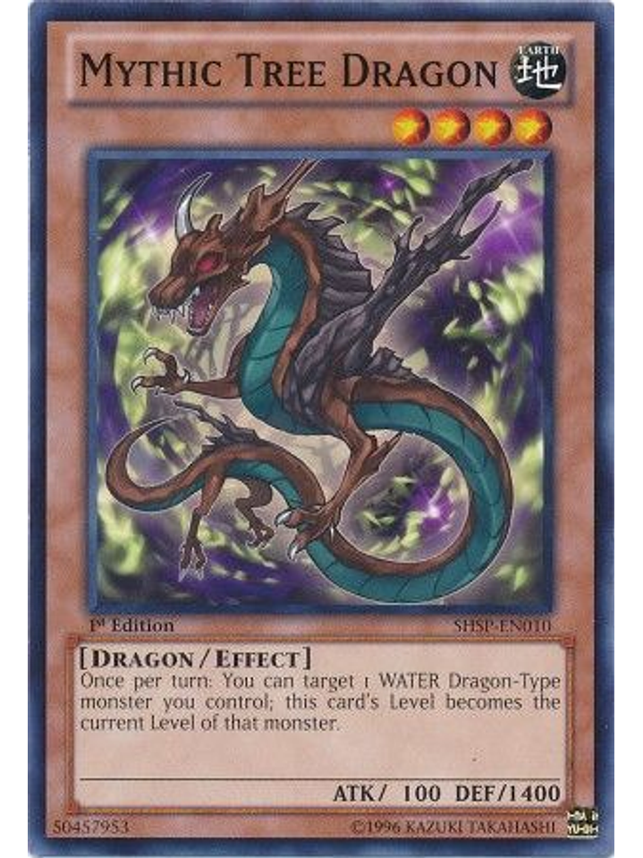 Mythic Tree Dragon - SHSP-EN010 - Common 1st Edition 1