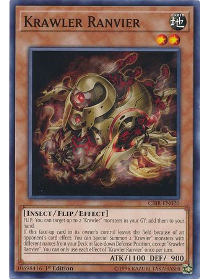 Krawler Ranvier - cibr-en020 - Common 1st Edition 1