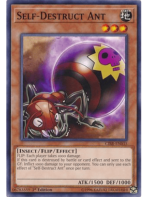 Self-destruct Ant - cibr-en035 - Common 1st Edition