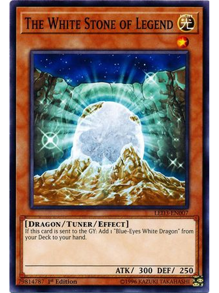 The White Stone of Legend - LED3-EN007 - Common 1st Edition 1