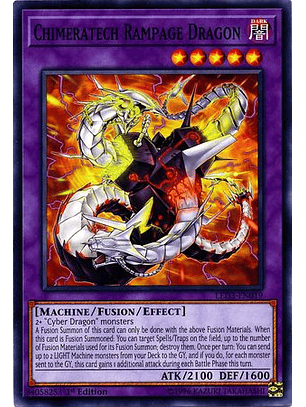 Chimeratech Rampage Dragon - LED3-EN019 - Common 1st Edition