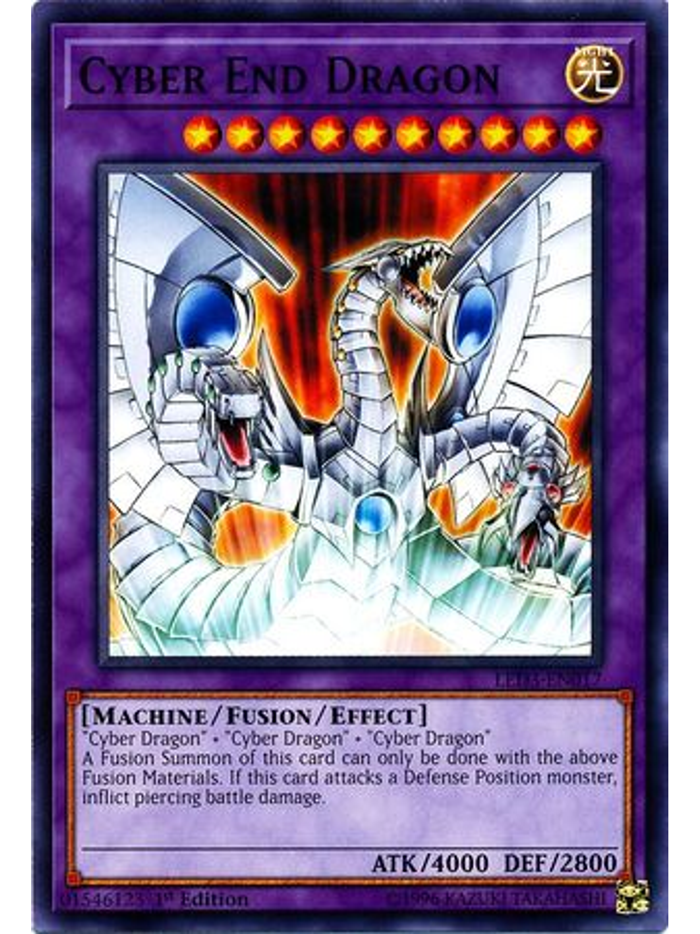 Cyber End Dragon - LED3-EN017 - Common 1st Edition 1