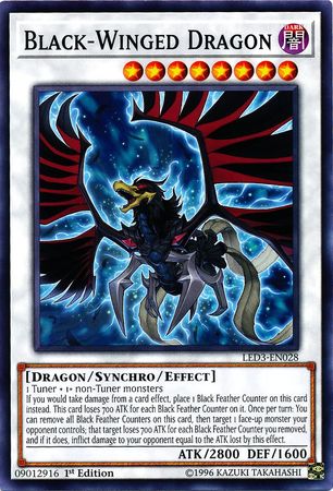 Black-Winged Dragon - LED3-EN028 - Common 1st Edition