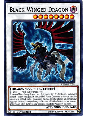 Black-Winged Dragon - LED3-EN028 - Common 1st Edition