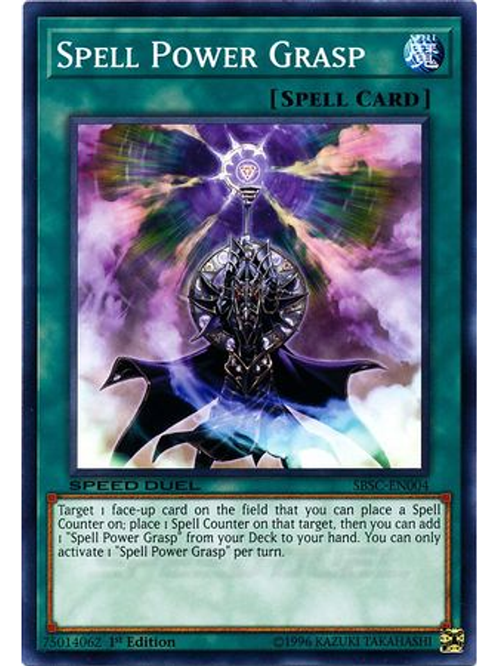 Spell Power Grasp - SBSC-EN004 - Common 1st Edition 1