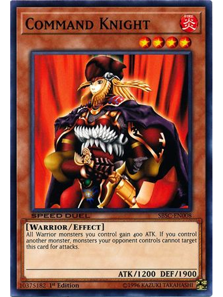 Command Knight - SBSC-EN008 - Common 1st Edition 1