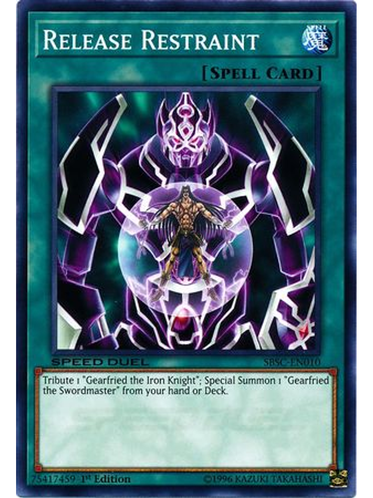 Release Restraint - SBSC-EN010 - Common 1st Edition 1