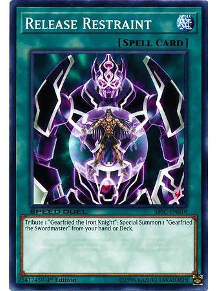 Release Restraint - SBSC-EN010 - Common 1st Edition 1