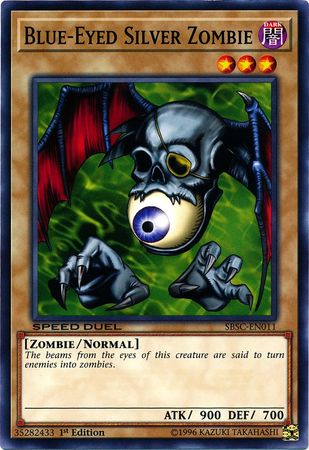 Blue-Eyed Silver Zombie - SBSC-EN011 - Common 1st Edition