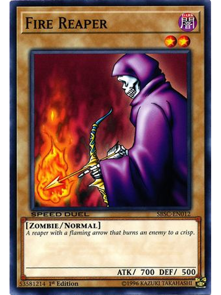 Fire Reaper - SBSC-EN012 - Common 1st Edition 1