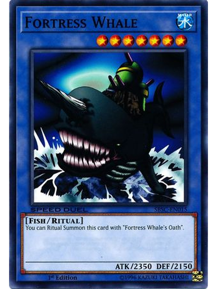 Fortress Whale - SBSC-EN015 - Common 1st Edition 1